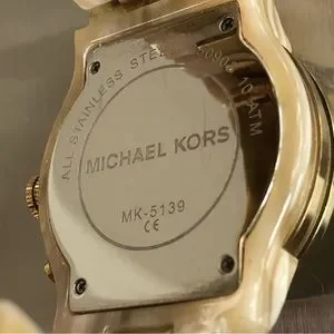 Michael Kors Women\'s MK5139 Horn Gold Runway Watch Michael Kors | Accessories | Michael Korswomens Chronograph  main image 2